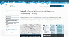 Desktop Screenshot of lektor2.no